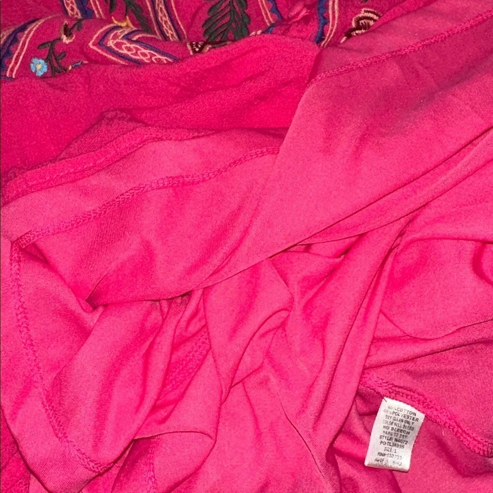 UMGEE Pink Embroidered with tassels summer Dress size large - Picture 7 of 8